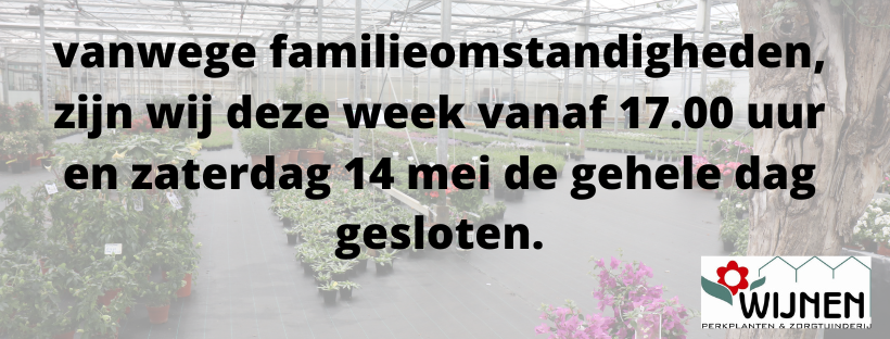 zaterdag 14 mei